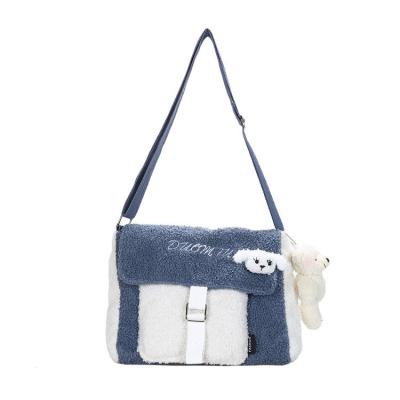 China Elegant Light Weight Hot Selling Plush Cross Makeup BEAR Lady and Women Shoulder Lady and Women Shoulder Bag Body Bag Cosmetic Handbag for Woman for sale