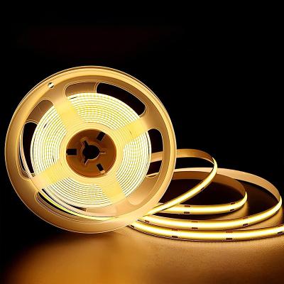 China LANDSCAPE COB Strip Lights 4mm 320 Leds/m 9.6w/m DC 12/24V Smart Flex LED Light Strip For Landscape R90 Vivid Color Rendering for sale