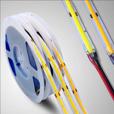 China Smart LANDSCAPE COB Strip Lights 10mm 320 Leds/m 9.6w/m DC 12/24V Flex LED Light Strip For Landscape R90 Vivid Color Rendering for sale