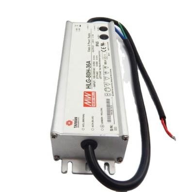 China Original MID WELL 60W 36v 1.7A Led Driver HLG-60H-36A HLG-60H-36A Power Supply for sale