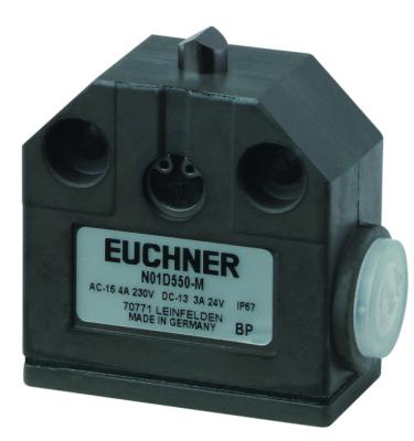 China EUCHNER N01 Precision Single Limit Switch , Chisel Plunger N01D572-M N01D572-M for sale