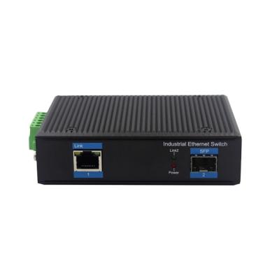 China Industrial sale 1port 10/100M Ethernet LACP switch factory direct unmanaged industrial LAN switch for sale