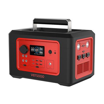 China Type C 600W Solar Portable Rechargeable Power Station 110V/220V for sale