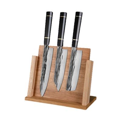 China Viable Magnetic Knife Holder Wooden Oak Knife Holder Accessories Kitchen Customization Magnetic Knife Block for sale