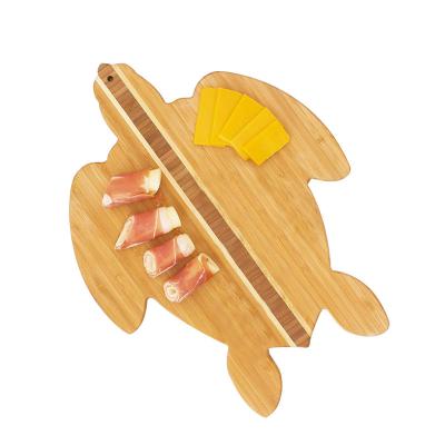 China 2022 Sustainable High Quality Eco-friendly Bamboo Cheese Chopper Cartoon Cutting Cutting Board for sale