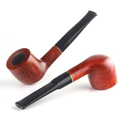 China High Quality Custom Logo Handmade Tobacco Pipe Bruyere Modem Wooden Smoking Pipes for sale