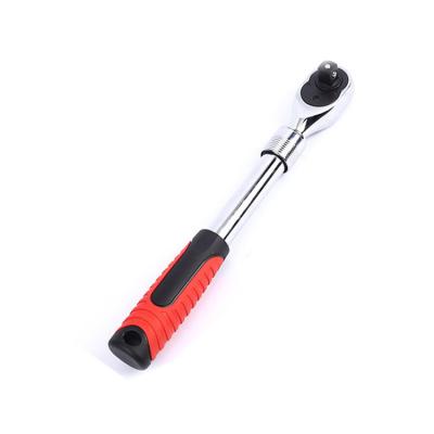 China Tighten High Quality Plastic Handle Quick Release Ratchet Wrench CRV Torque Spanner for sale