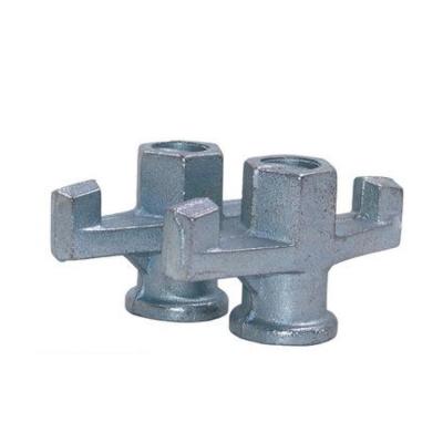 China Building Construction Factory Concrete Formwork Wall Tie Rod System Galvanized Formwork Tie Nut Wing Nut for construction material for sale