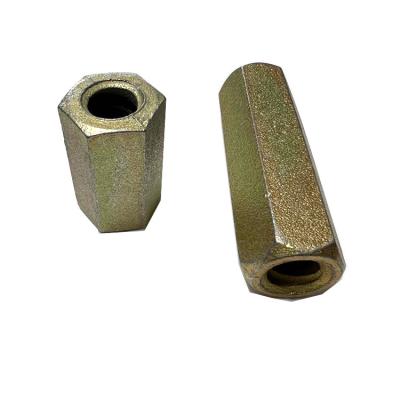 China Heavy Industry low price cast iron  step long hex coupling nut for tie rod for sale