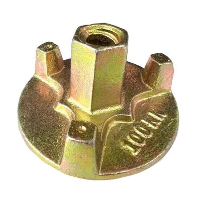 China Modern Factory Price customized two wings /three wings 100/180KN Formwork Casting Iron 15/17mm Tie Rod Nut  Anchor Nut for Construction for sale