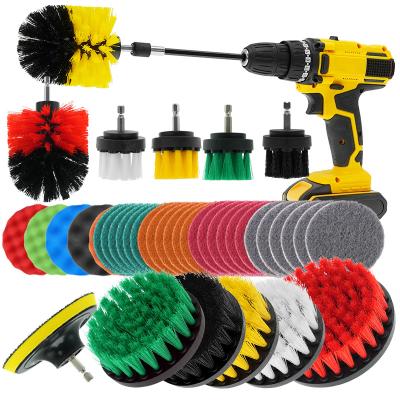 China Compatibility Fits Most Power Drills 0.5kg Powerful Drill Scrub Brush zu verkaufen