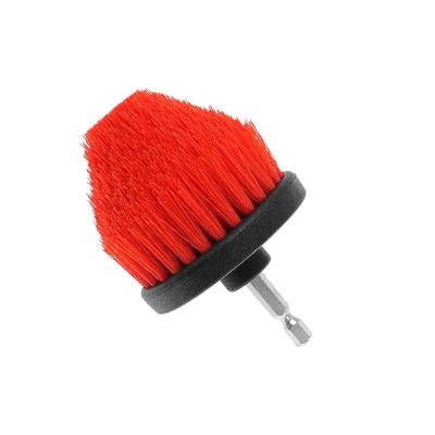 Chine Couleur rouge 2,5 pouces Pp Matériau moyenne brosse dure Rouge brosse de forage électrique pour voiture à vendre