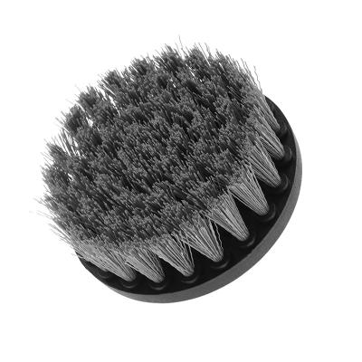 China Car Brush Drill Brush Grey Color 4inch Size Can Cleaning Car With Drill for sale