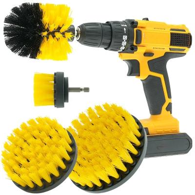 China Medium Brush Drill Brush With Quick Change Shaft And Customizable Color zu verkaufen