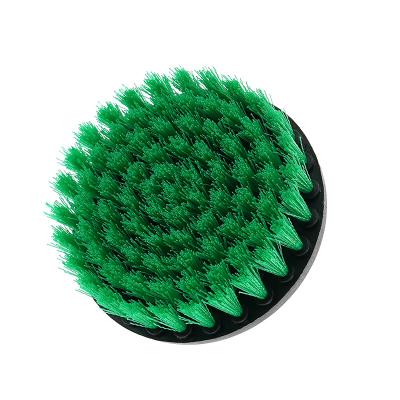 Cina 5inch Green Color Drill Attachment Brush Set For Cleaning Various Surfaces in vendita