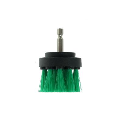 China 2inch Green Color Minddle Hardest Power Drill Brush for sale