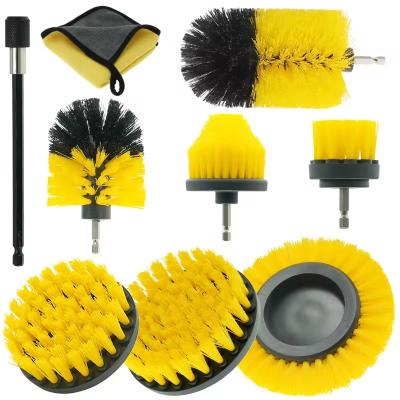 China Electric Scrubber Cleaning Brush With Extension For Car Wheel Tire for sale