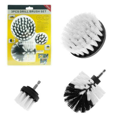 China White Color Brush Scrubber Drill Power Attachments With Soft  Brush for sale