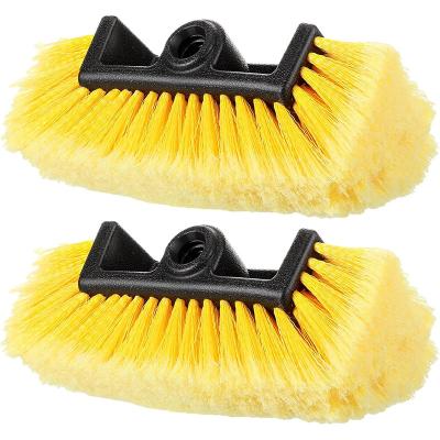 China 10'' Car Wash Brush With Soft Bristle For Auto Rv Truck Boat Camper for sale