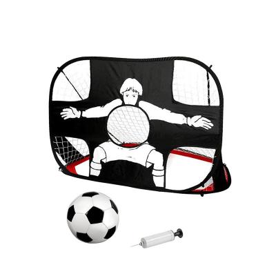 China Quick Automatic 2 In 1 Pop Beach Soccer Goal For Backyard Soccer Practice Net Folding Funny Indoor Soccer Goals for sale