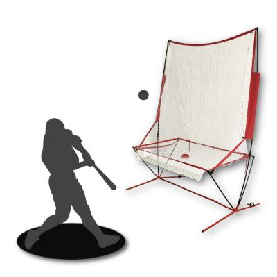 China Easily Assemble New Design Baseball Hitting Net With Matching Ball Holes For Ball Pitching Machines Use Swing Hitting Exercise Baseball Net for sale