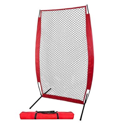 China Easily Assemble Portable 7 Feet X4 Throw Back Field Baseball Practice Hitting Exercise Net Equipment Folding Throwing Screen for sale