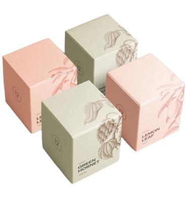 China Recyclable Custom Printed Cosmetic Paper Boxes Eco - Friendly Paper Packages For Cosmetics Skincare Paper Boxes For Essential Oil Bottle for sale