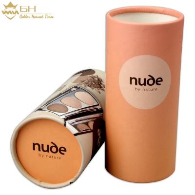 China Custom Printed Cardboard Eco Friendly Cylinder Recycled T Shirt Packaging Recyclable Round Paper Boxes for sale