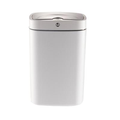 China Wholesale 18L Large Capacity Automatic Smart Trash Bin Automatic Smart Trash Can Sensor Sanitary Waste Bin for sale