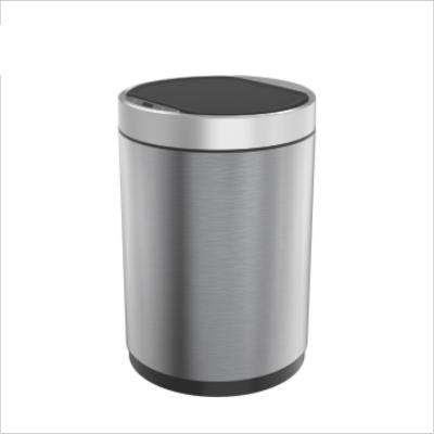 China New Design 9L Stainless Steel Sensor Trash Bin Kitchen Automatic Smart Infrared Large Capacity Trash Can With Inner Bucket for sale