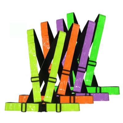 China High Visibility Reflective Safety Vest Night Work Traffic Vest Safety Lattice Reflective Vest for sale