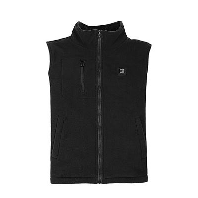 China Hot Selling Fashion Heating 5 Part Winter Outdoor Men Powered Sleeveless Smart Heated Vest Cotton Heating Hiking Vest for sale