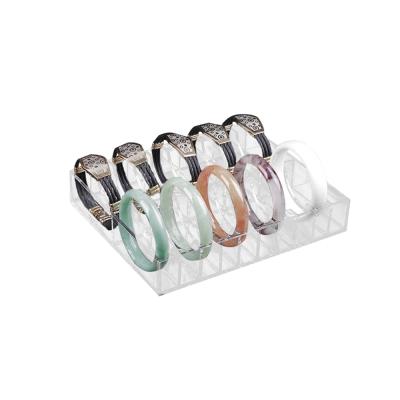 China New Design Flooring Display Jewelry Bracelet Display Stand Countertop Stand Acrylic Display Tray Bracelet Tray for sale