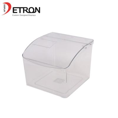 China Custom Acrylic Bulk Acrylic Rack Bins Sweet Countertop Display Factory Candy Display Dispenser for sale