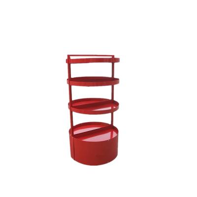 China Display Supermarket Display Stand Beverage Rack Flooring Mineral Wire Beverage Water Bottle Display Stand for sale