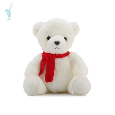 China Wholesale Custom Plush Teddy Bear Soft White Stuffed Bear Dolls for sale