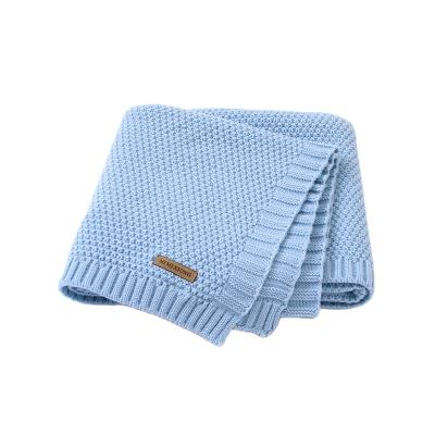 China Wholesale Wearable Knitted Baby Blankets Acrylic Newborn Baby Wrap Covering for sale