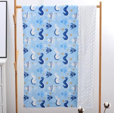 China Wholesale Super Soft Anti-Pull Fleece Plush Baby Throw Blanket for sale