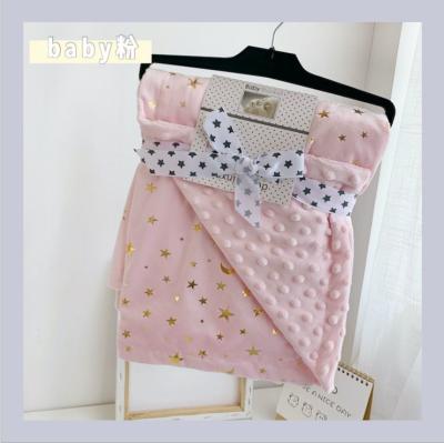 China Wholesale Portable Large Flannel Fleece Blanket Baby Minky Stitch Blanket for sale