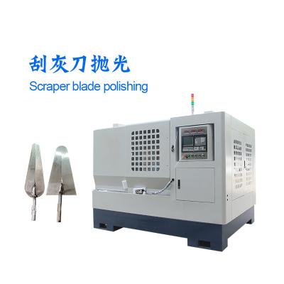 China CNC Custom polishing machine rotary metal surface buffing aluminum ss deburring grinding machine for Trowel for sale