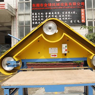 China Hot Sales 3 Corner Workbench Durable Hairline Polishing Machine Sheet Metal Sanding Machine Type Abrasive Belt Sanding Machine for sale