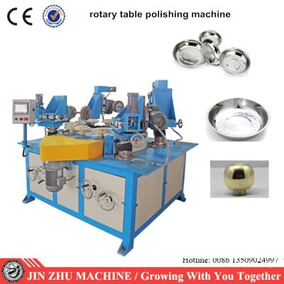 China Rotary Table Buffing And Polishing Machine , Buffing Machine For Stainless Steel Utensils  for sale