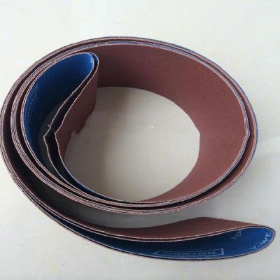 China Metal Surface Grinding Cloth Sanding Belt , Emery Cloth Sanding Belts Customized Size for sale