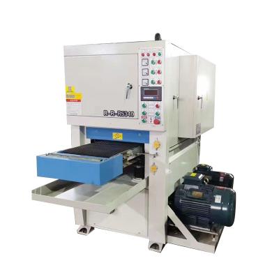 China Metal sander polishing machine water grinding wire drawing machine stainless steel sheet metal cutting deburring machine for sale