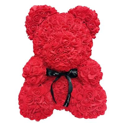 China Foam Rose Popular And Premium Wholesale Foam/PE Rose Bear For Valentines Day Gifts for sale