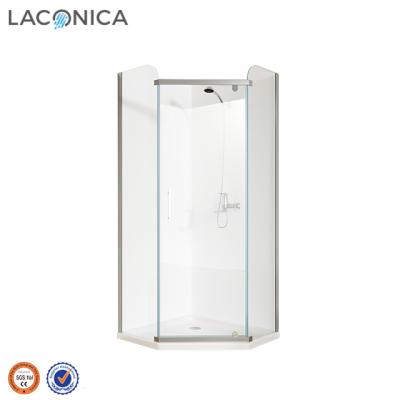 China 2019 China Wholesale Frameless Swivel Diamond Shaped Waterproof Shower Room for sale