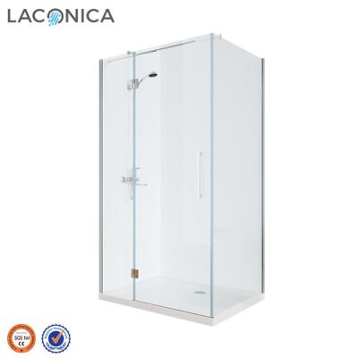 China 2019 Modern Customizable Aluminum Alloy 6mm Tempered Glass Single Shower Room for sale