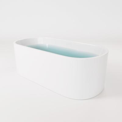 China New Design Freestanding Hotel Acrylic Freestanding Bathtubs Soaking Baths for sale