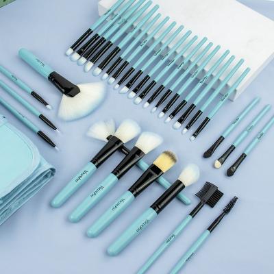 China Angular Blush KENO Amazon Top Seller 32PCS Luxury Makeup Brush Set Vegan Individual Makeup Brush Set With Logo for sale