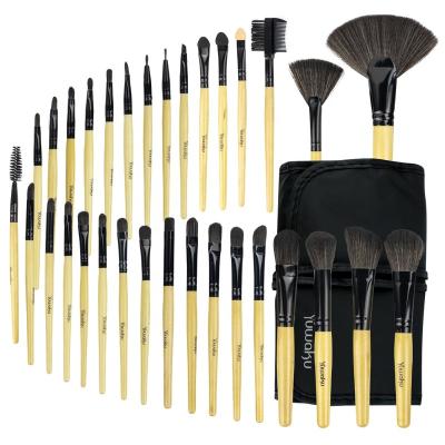 China Angular Blush KENO 32PCS High Quality Professional Makeup Brushes Kabuki Makeup Brush Set Black Yellow Blue Purple Silver Pink Makeup Brush for sale